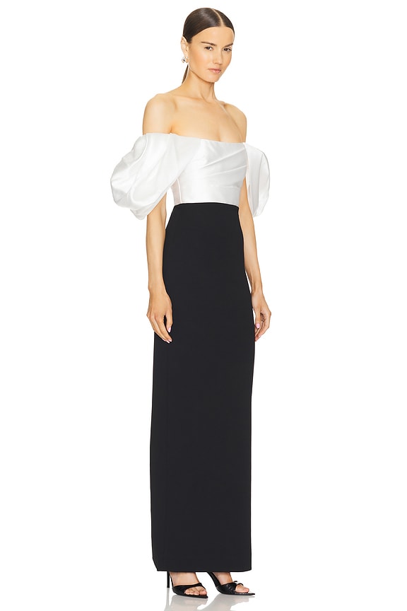 view 2 of 3 Sian Maxi Dress in Cream & Black