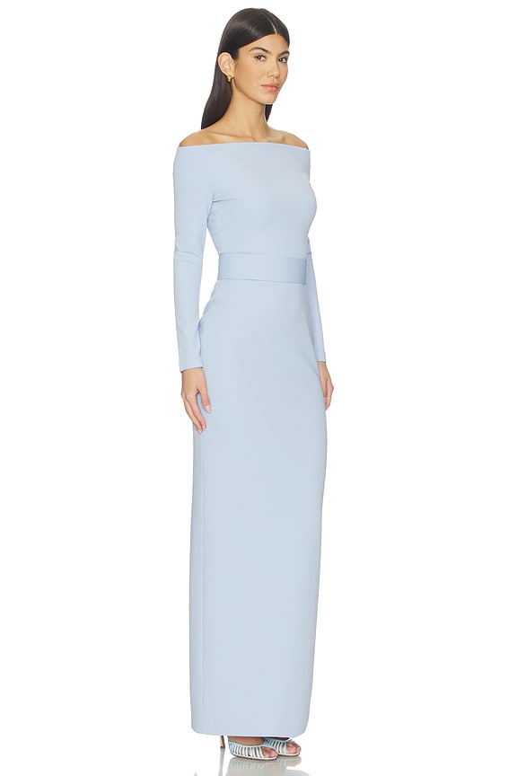 view 2 of 3 MAXIVESTIDO SABINA in Light Blue