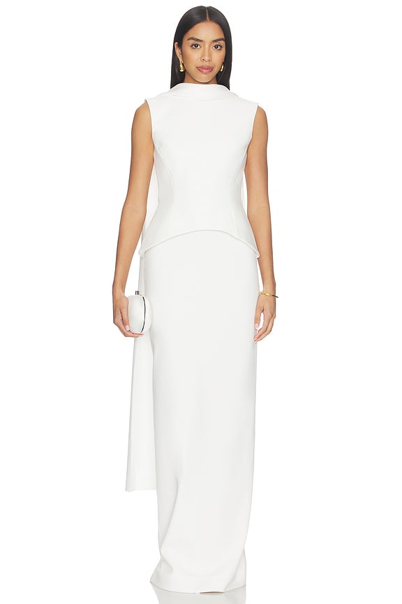 view 1 of 3 MAXIVESTIDO ANNIE in Cream