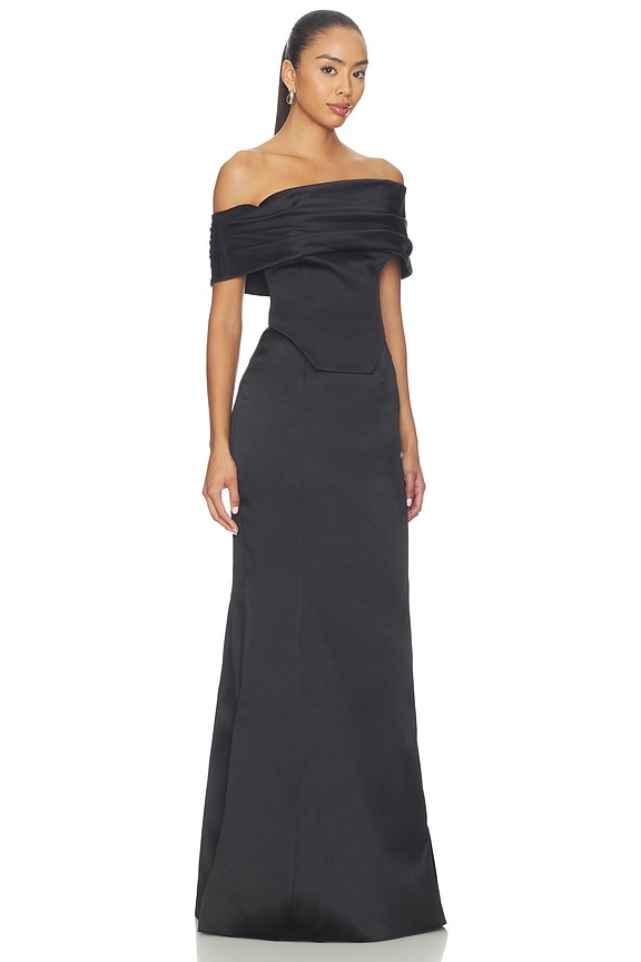 view 2 of 3 ALTA MAXI DRESS in BLACK