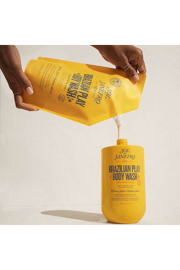 view 2 of 5 NETTOYANT CORPS BRAZILIAN PLAY MOISTURIZING SHOWER CREAM-GEL 1L REFILL in 