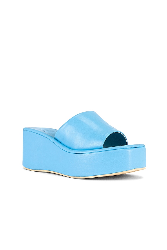 view 2 of 5 St. Sana Bristol Platform Sandal in Sky Blue