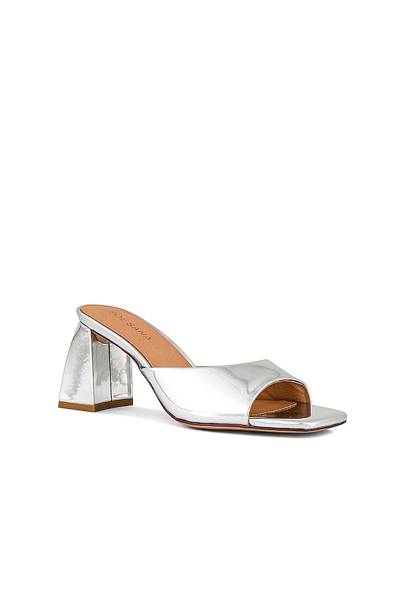 view 2 of 5 PANTUFLAS LENNY in Silver Metallic