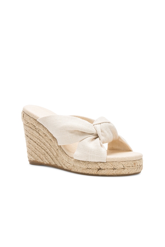 view 2 of 5 Knotted Wedge (90MM) in Blush