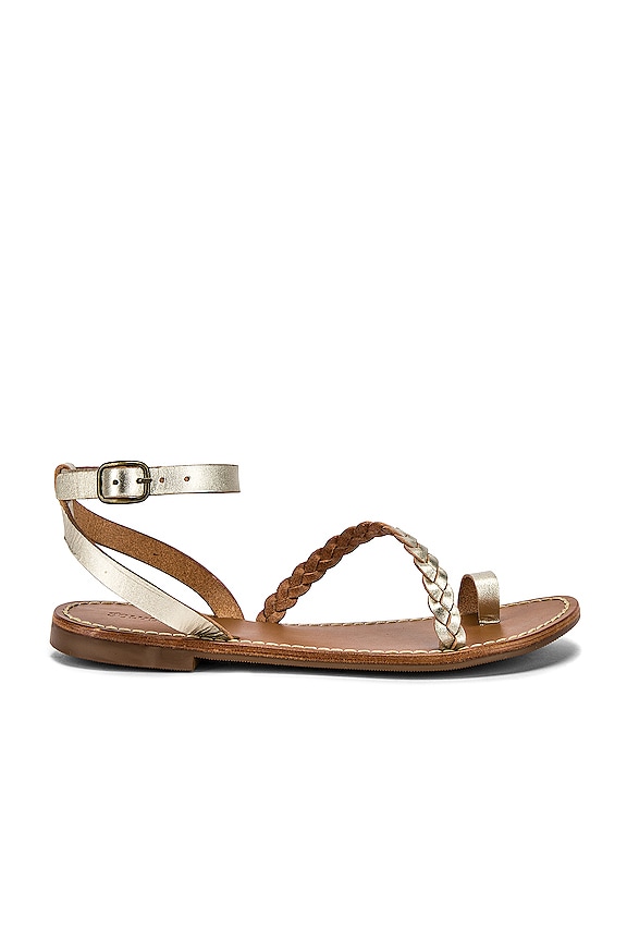view 1 of 5 Madrid Sandal in Platinum