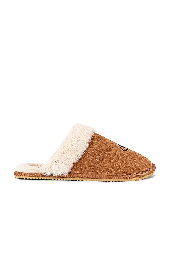 view 2 of 5 Wink Faux Fur Slipper in Tan Suede