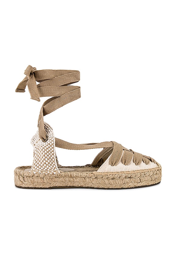 view 1 of 5 ALPARGATA LUELLA LACE-UP in Ivory