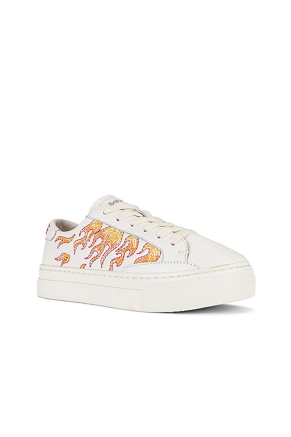 view 2 of 6 Hot Stuff Ibiza Platform Sneaker in White Multi