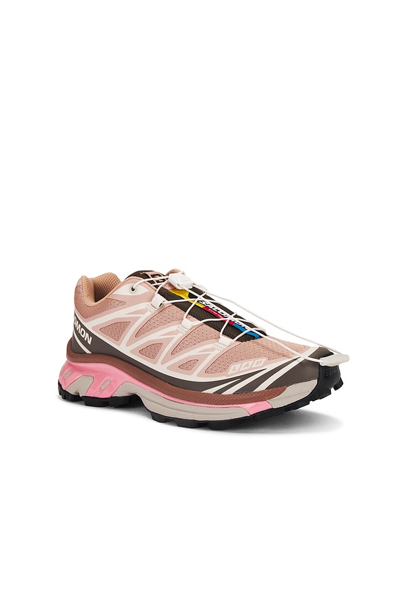view 2 of 6 XT-6 Sneaker in Mahogany Rose, Earth Brown, & Flamingo Pink
