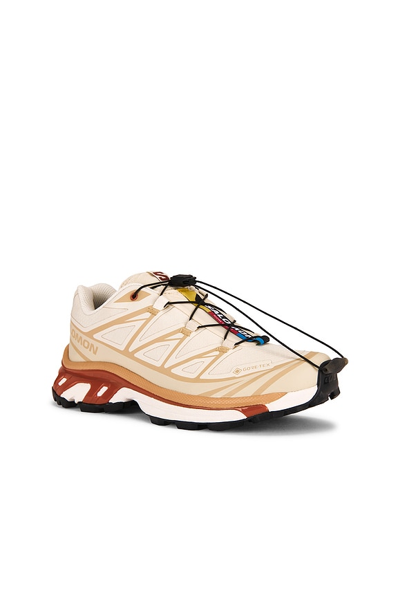view 2 of 6 XT-6 GTX Sneaker in Almond Milk, Soft Clay & Burnt Ochre