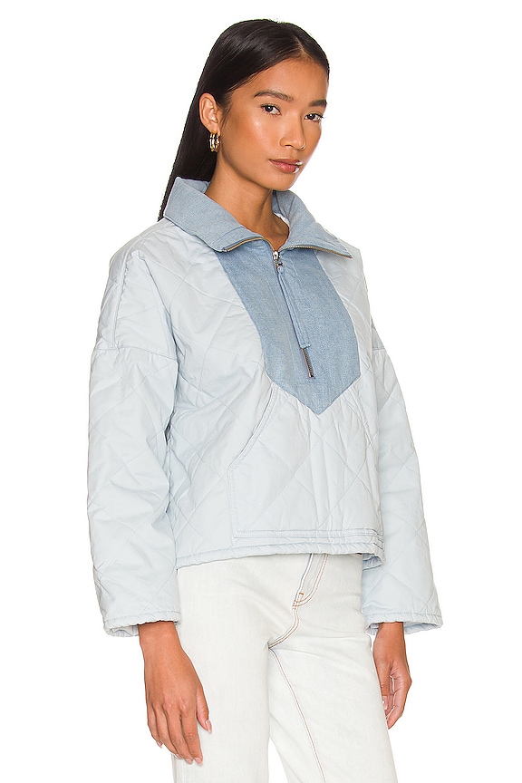 view 2 of 4 QUILTED ジャケット in Light Blue