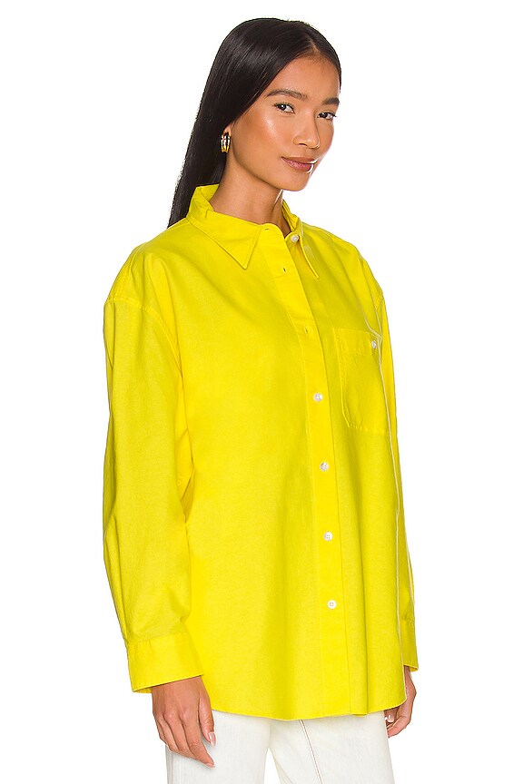view 2 of 4 Classic Button Up in Yellow