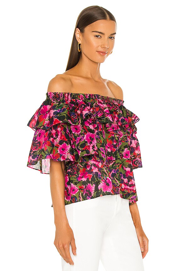 view 2 of 4 Felix Ruffle Top in Pink