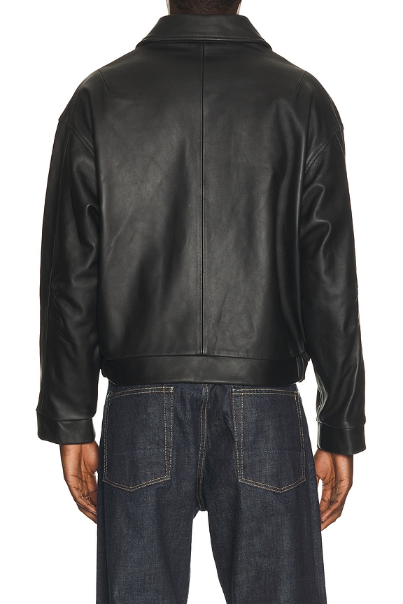 view 2 of 4 Leather Barras in Black