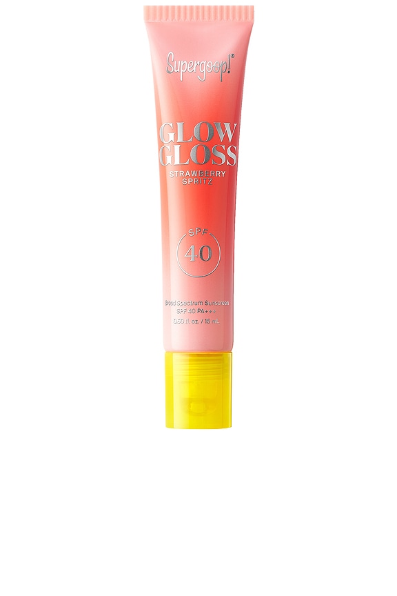 view 1 of 9 Glow Gloss SPF 40 Lip Balm in Strawberry Spritz