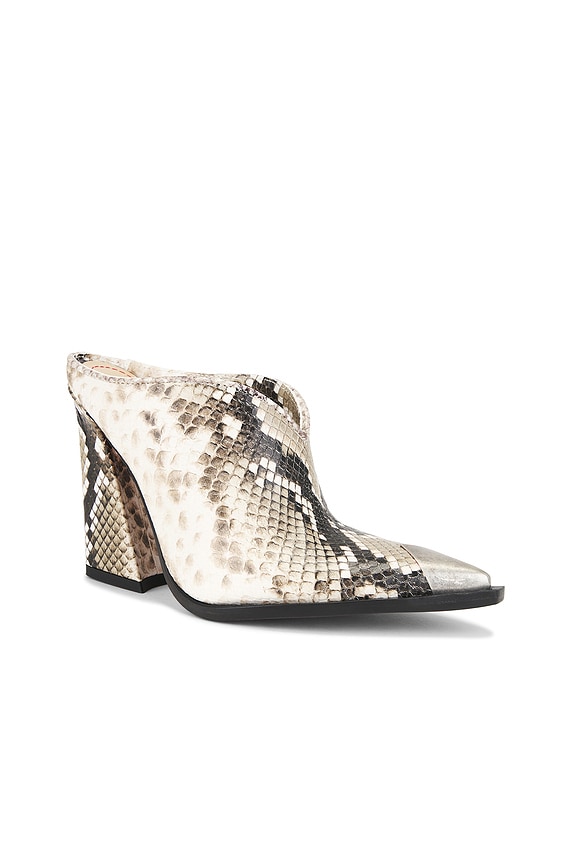 view 2 of 5 Santiago Mule in Natural Printed Python