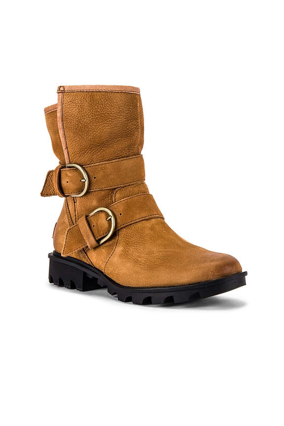 view 2 of 5 BOTINES TIPO MOTERO PHOENIX in Camel Brown