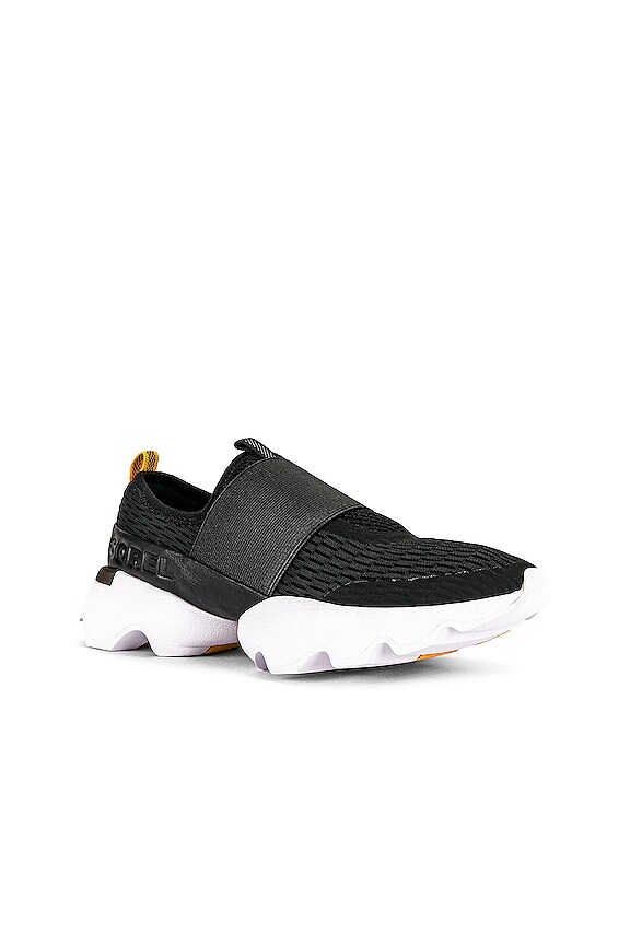 view 2 of 6 Kinetic Impact Strap Sneaker in Black & White