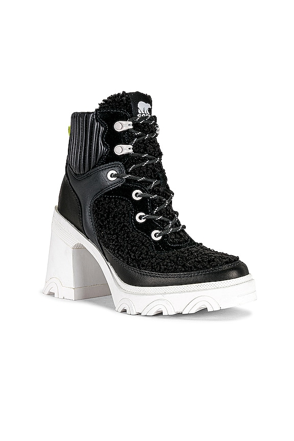 view 2 of 5 BOTTINES BREX HEEL COZY in Black & Sea Salt