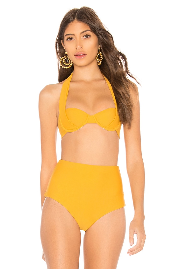view 1 of 4 TOP BIKINI CANNES in Mustard