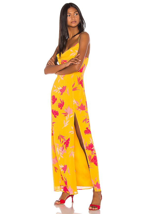 view 2 of 4 MAXIVESTIDO ELI in Yellow Floral