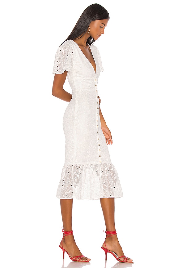 view 2 of 3 Mylan Midi Dress in White