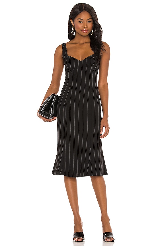 view 1 of 3 ROBE HONOR in Black Pinstripe