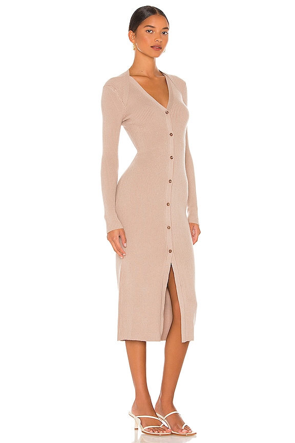 view 2 of 3 Lula Dress in Oyster Grey