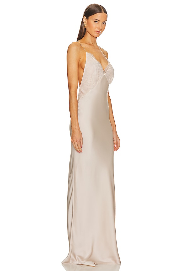 view 2 of 4 ВЕЧЕРНЕЕ ПЛАТЬЕ YASMIN in Pale Champagne