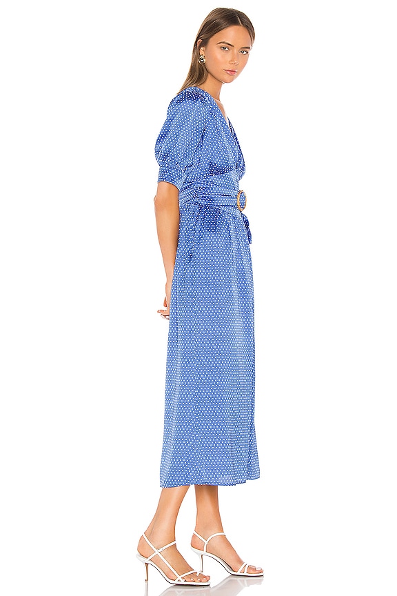 view 2 of 4 VESTIDO MIDI DIMITRI in Blue Dot