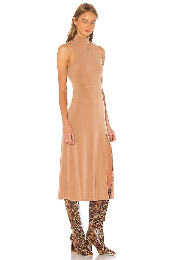 view 2 of 3 VESTIDO MIDI MARILYN in Rosewood Brown