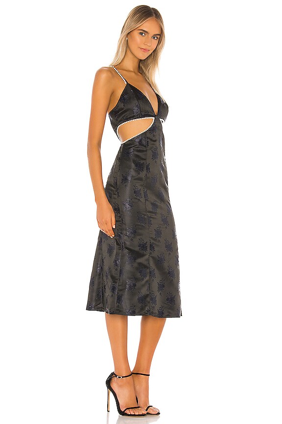 view 2 of 4 Elena Midi Dress in Navy & Black