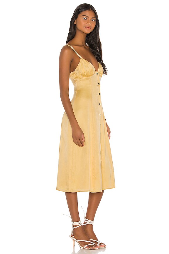 view 2 of 3 Payton Midi Dress in Buttercream Yellow