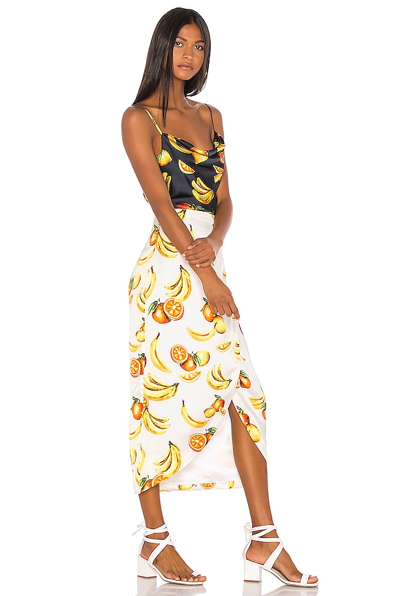 view 2 of 3 ROBE MI-LONGUE CLEO in Fruit Multi