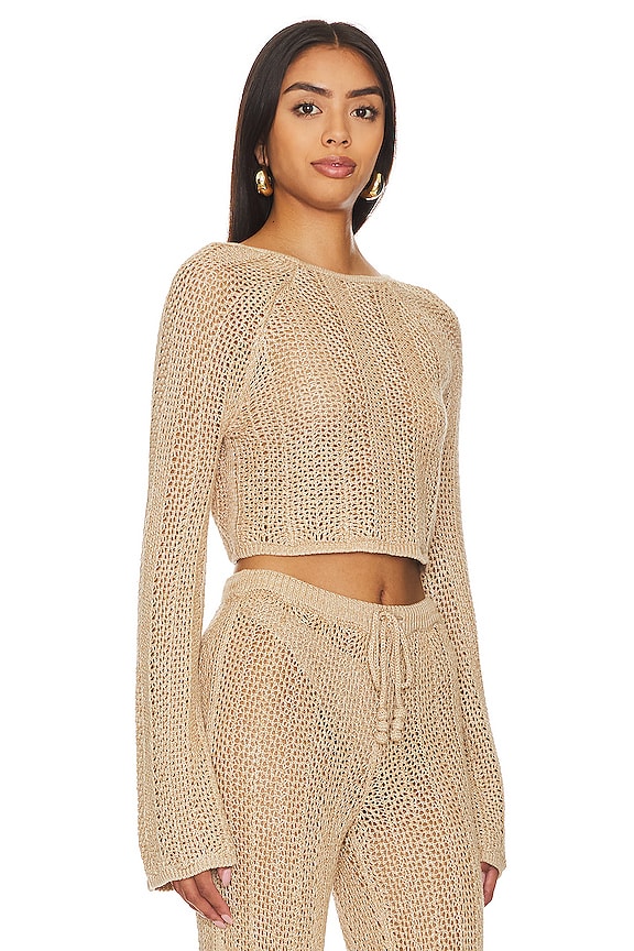 view 2 of 4 Kezia Open Stitch Sweater in Natural