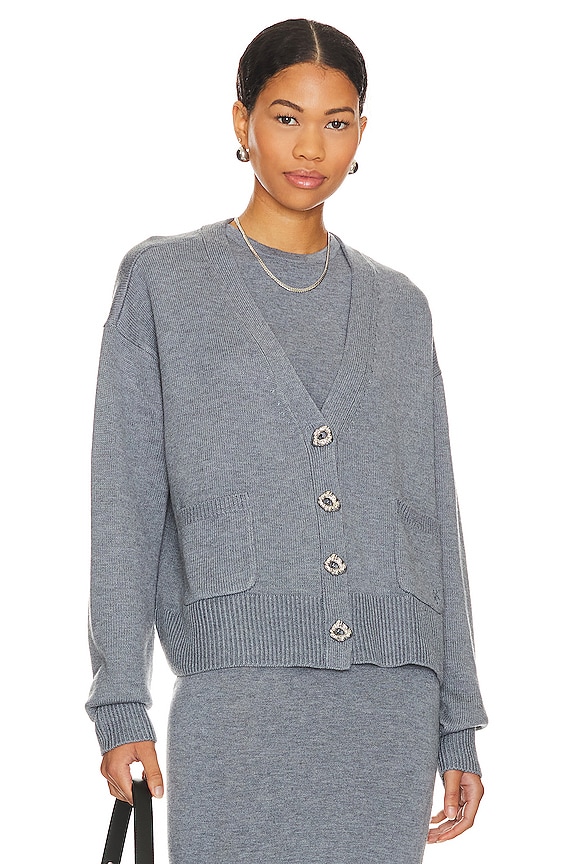 view 2 of 5 Sammie Cardigan in Charcoal Grey