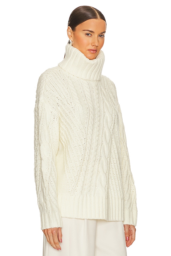 view 2 of 4 Nantale Cable Sweater in Ivory