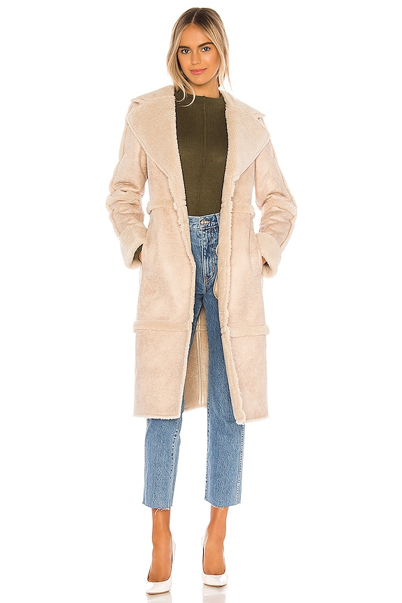 view 1 of 4 Magnolia Coat in Fawn Beige