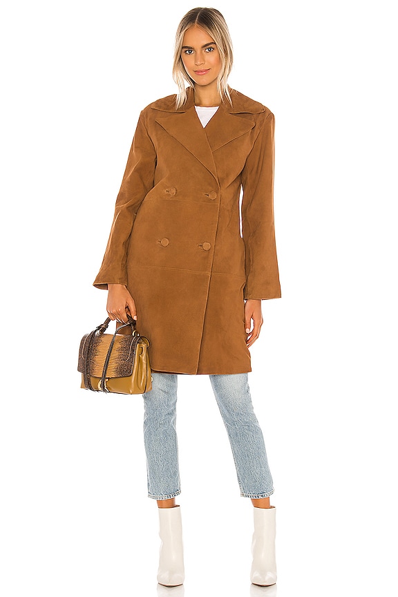 view 2 of 4 GABARDINA DE CUERO SONG in Warm Tobacco