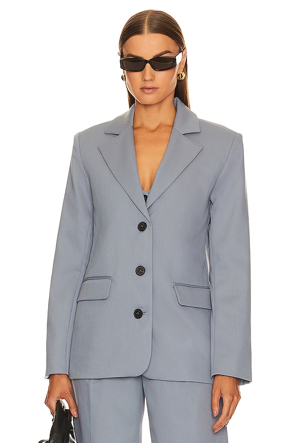 view 2 of 5 Perdita Blazer in Dove Blue