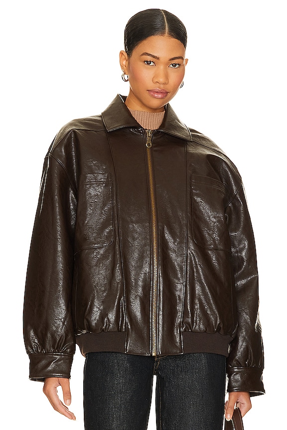 view 2 of 5 Dasha Jacket in Chocolate Brown