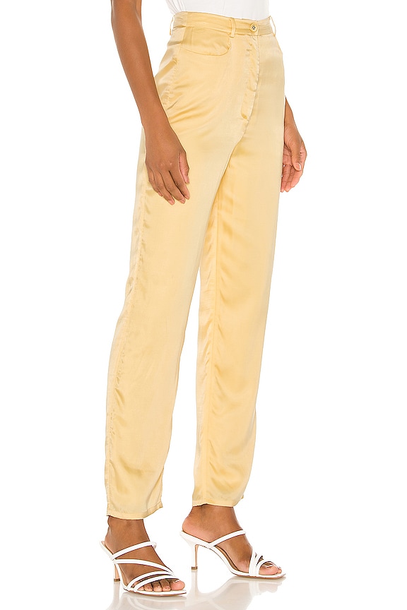 view 2 of 4 Elise Pant in Buttercream Yellow