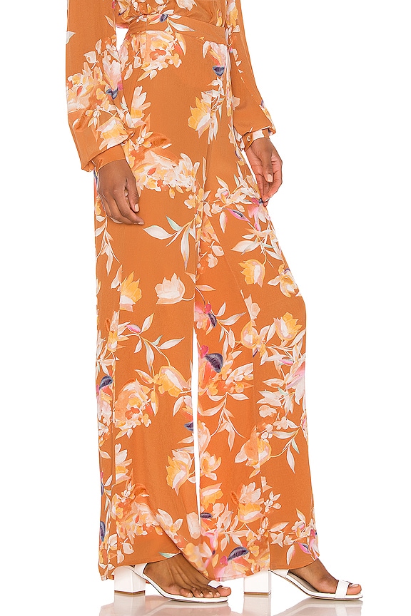 view 2 of 4 Mari Pant in Rust Floral