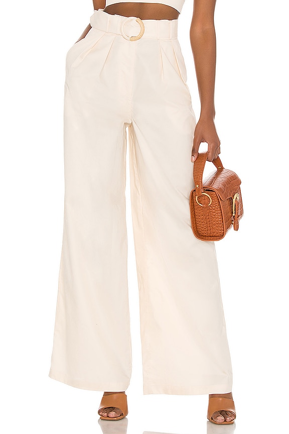 Song of Style Lotte Pant in Ivory | REVOLVE