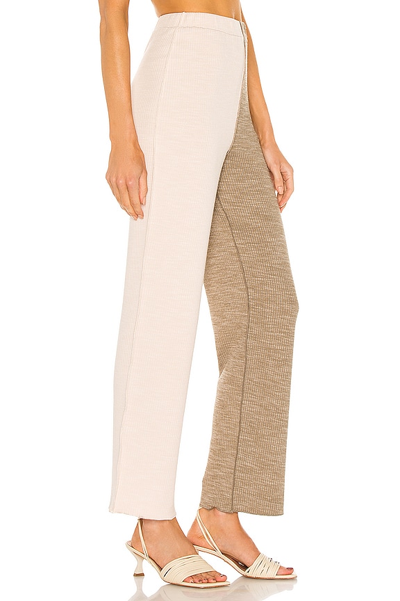 view 2 of 5 Izzy Pant in Ivory & Green