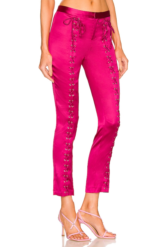 view 2 of 4 Ewan Trouser in Fuchsia Pink