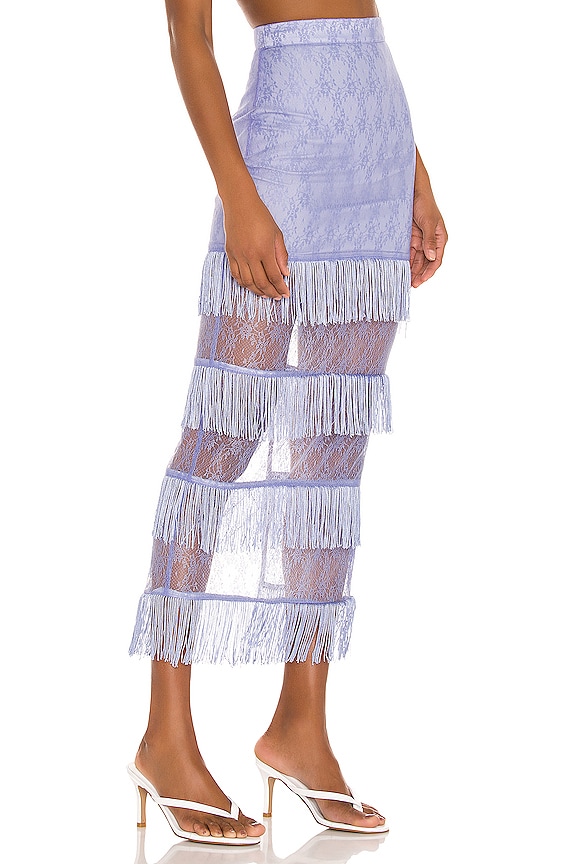 view 2 of 5 JUPE MIDI PEGGY in Periwinkle Blue