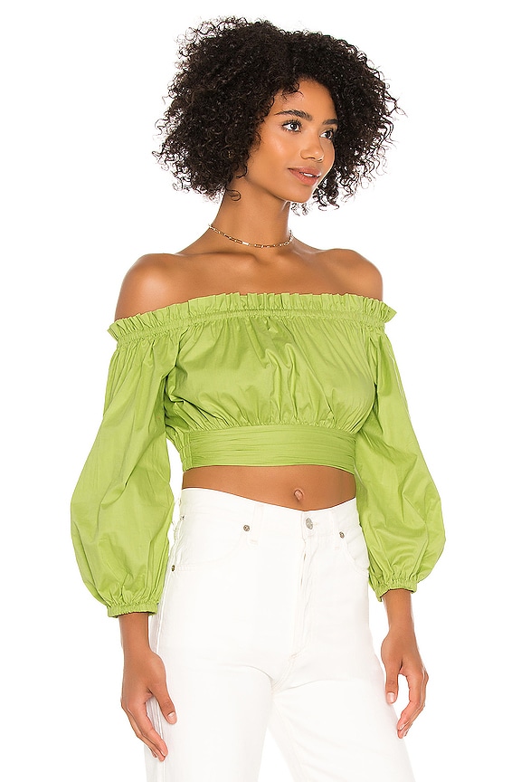 view 2 of 4 CARMEN トップ in Celery Green