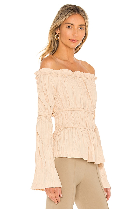 view 2 of 4 Kenna Top in Beige