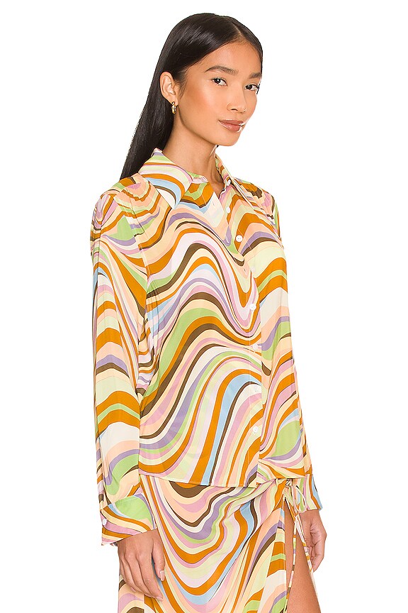 view 2 of 4 Paley Blouse in Nova Multi Swirl